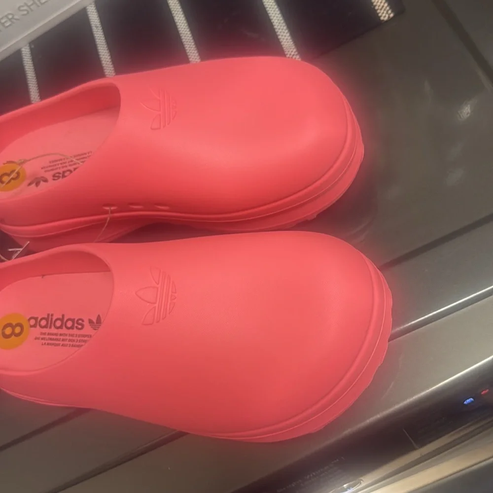 adidas Pink Platform Clogs